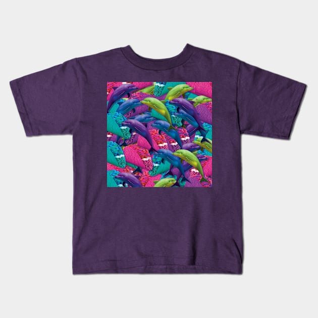taco dolphin supreme Kids T-Shirt by STORMYMADE